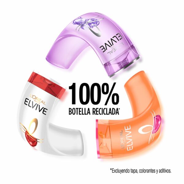 Shampoo Capilar Reparación Total 5 Para Cabello Dañado ELVIVE L´ORÉAL 680 Ml - Imagen 4