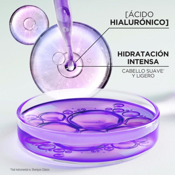 Mascarilla Capilar Hidra Hialurónico Hidratación Nocturna ELVIVE L´ORÉAL 200 G - Imagen 3