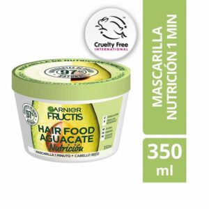 Mascarilla Capilar Hair Food Aguacate Nutrición 1 Minuto FRUCTIS GARNIER L´ORÉAL 350 G