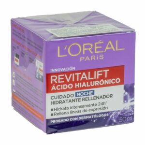 Crema Facial De Noche Revitalift Ácido Hialurónico L´ORÉAL 50 Ml