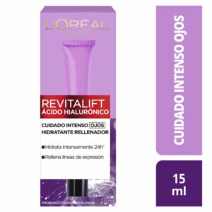 Contorno De Ojos Hidratante Rellenador Con Ácido Hialurónico Revitalift L´ORÉAL 15 Ml