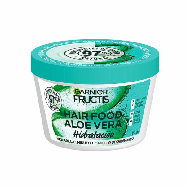 Mascarilla Capilar Hair Food Aloe Hidratación Hidratación 1 Minuto FRUCTIS GARNIER L´ORÉAL 350 Ml - Imagen 2