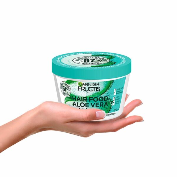 Mascarilla Capilar Hair Food Aloe Hidratación Hidratación 1 Minuto FRUCTIS GARNIER L´ORÉAL 350 Ml - Imagen 5