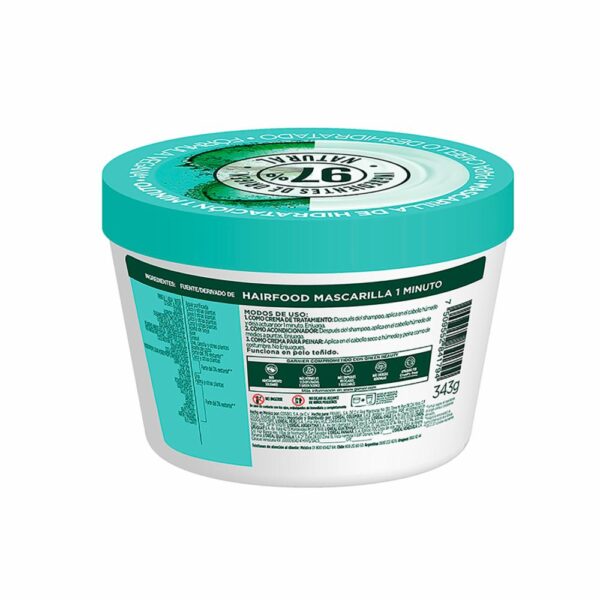 Mascarilla Capilar Hair Food Aloe Hidratación Hidratación 1 Minuto FRUCTIS GARNIER L´ORÉAL 350 Ml - Imagen 6