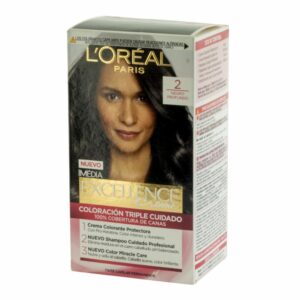 Tinte Para Cabello Tono 2 Negro Profundo EXCELLENCE L´ORÉAL 1 Kit