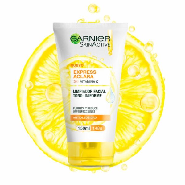 Limpiador Facial En Gel Tono Uniforme Con Vitamina C GARNIER L´ORÉAL 150 Ml - Imagen 2