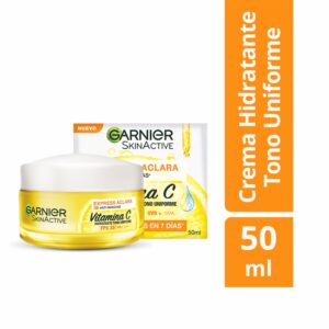 Crema Facial De Día Tono Uniforme Con Vitamina C Fps 30 GARNIER SKIN ACTIVE 50 Ml