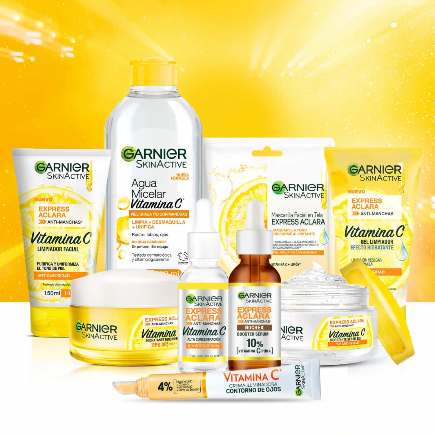 Crema Facial De Día Tono Uniforme Con Vitamina C Fps 30 GARNIER SKIN ACTIVE 50 Ml - Imagen 10