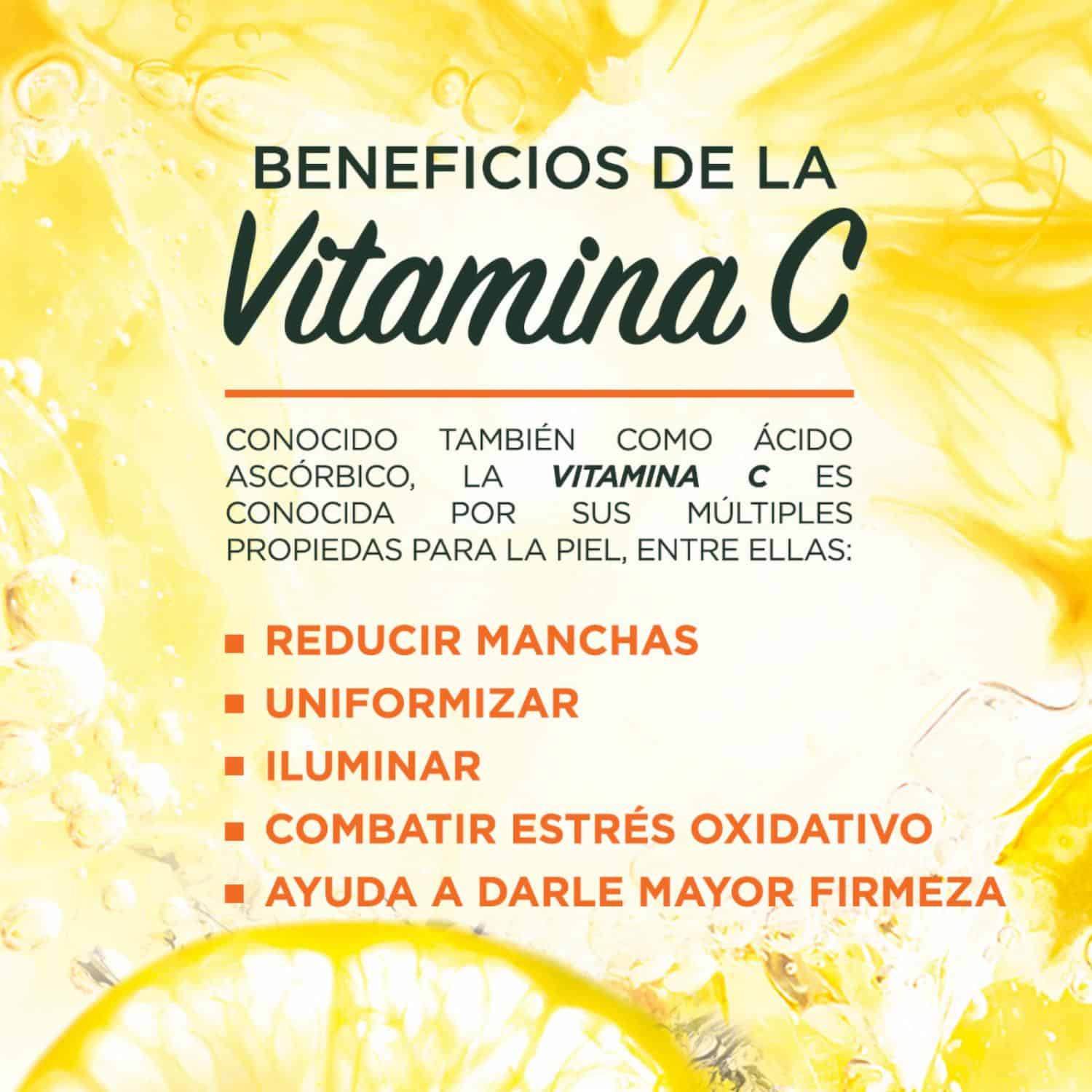 Crema Facial De Día Tono Uniforme Con Vitamina C Fps 30 GARNIER SKIN ACTIVE 50 Ml - Imagen 2