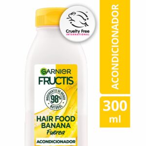 Acondicionador Capilar Hair Food Banana Fuerza FRUCTIS GARNIER L´ORÉAL 300 Ml