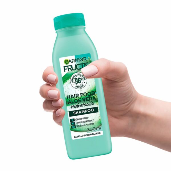 Shampoo Capilar Hair Food Aloe Vera Hidratación FRUCTIS GARNIER L´ORÉAL 300 Ml - Imagen 5