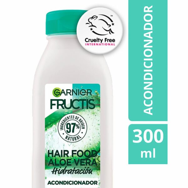 Acondicionador Capilar Hair Food Aloe Vera Hidratación FRUCTIS GARNIER L´ORÉAL 300 Ml