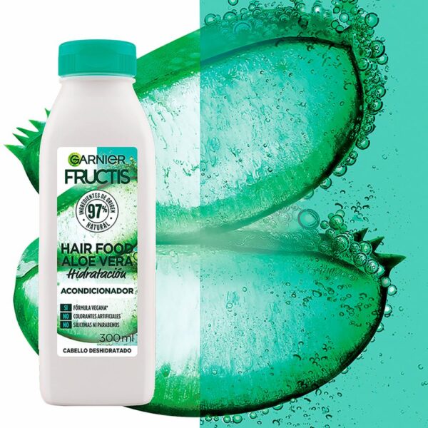 Acondicionador Capilar Hair Food Aloe Vera Hidratación FRUCTIS GARNIER L´ORÉAL 300 Ml - Imagen 3