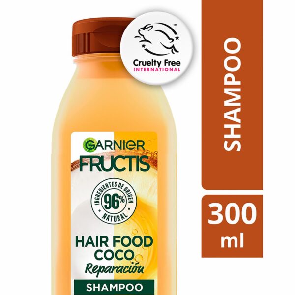 Shampoo Capilar Hair Food Coco Reparación FRUCTIS GARNIER L´ORÉAL 300 Ml