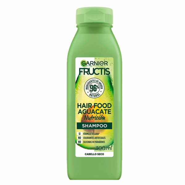 Shampoo Capilar Hair Food Aguacate Nutrición FRUCTIS GARNIER L´ORÉAL 300 Ml - Imagen 2