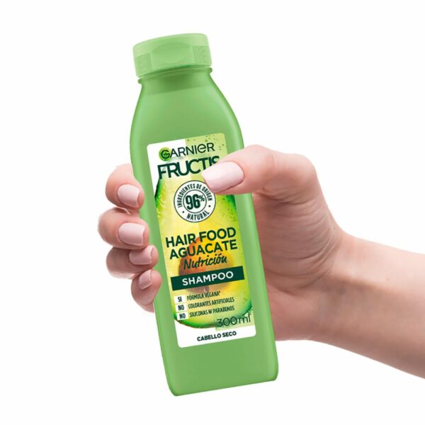 Shampoo Capilar Hair Food Aguacate Nutrición GARNIER FRUCTIS 300 Ml - Imagen 5