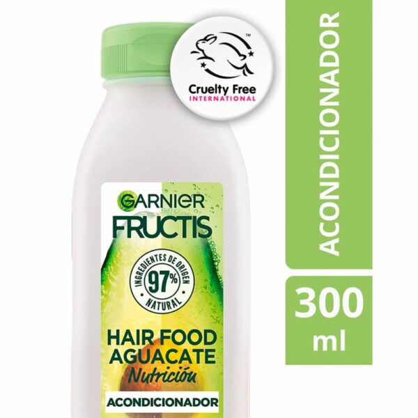Acondicionador Capilar Hair Food Aguacate Nutrición FRUCTIS GARNIER L´ORÉAL 300 Ml