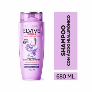 Shampoo Capilar Hidra Hialurónico Rellenador Para Cabello Deshidratado ELVIVE L´ORÉAL 680 Ml