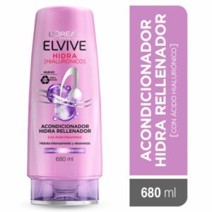 Acondicionador Capilar Hidra Hialurónico Rellenador Para Cabello Deshidratado ELVIVE L´ORÉAL 680 Ml