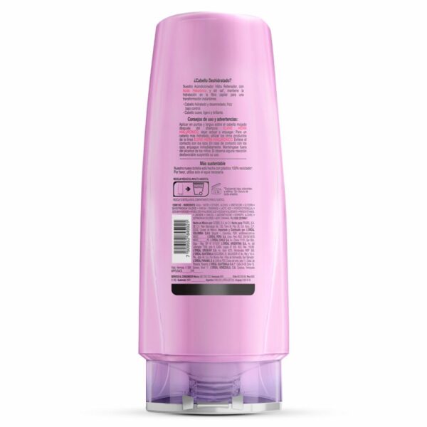 Acondicionador Capilar Hidra Hialurónico Rellenador Para Cabello Deshidratado ELVIVE L´ORÉAL 680 Ml - Imagen 2