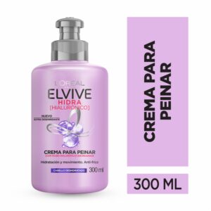 Crema Para Peinar Hidra Hialurónico Rellenador Para Cabello Deshidratado ELVIVE L'ORÉAL 300 Ml