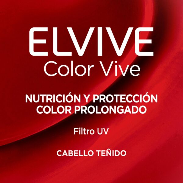 Shampoo Capilar Color Vive Con Filtro UV Para Cabello Teñido ELVIVE L´ORÉAL 370 Ml - Imagen 4