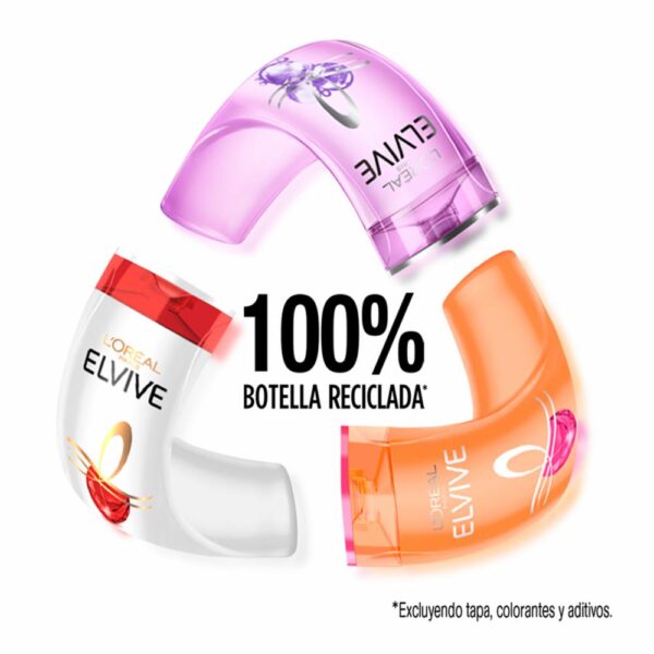 Shampoo Capilar Dream Long Para Cabello Largo Dañado ELVIVE L´ORÉAL 370 Ml - Imagen 5