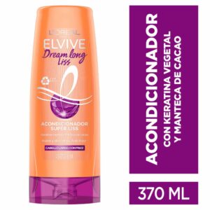 Acondicionador Capilar Dream Long Liss Para Cabello Largo Con Frizz ELVIVE L´ORÉAL 370 Ml