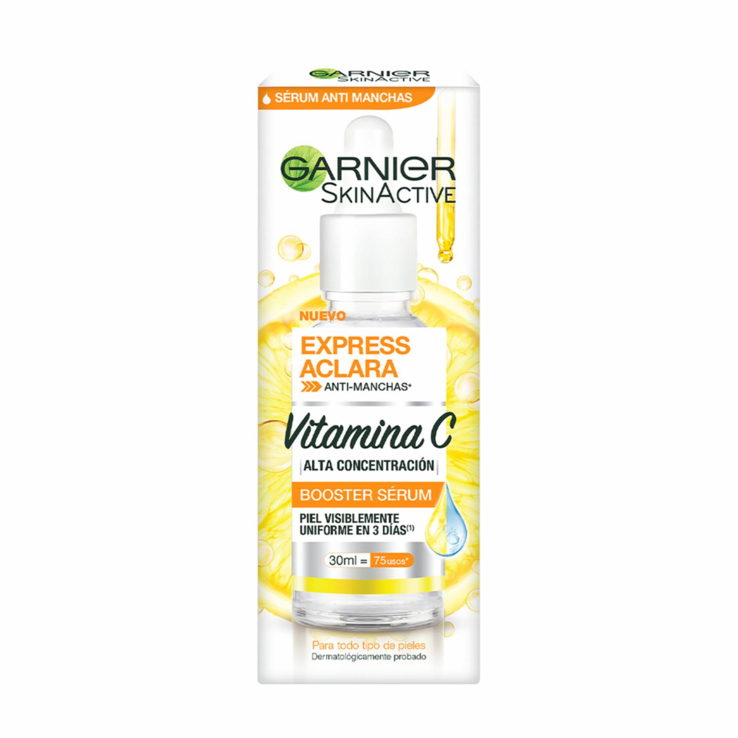 Sérum Facial Booster Anti Manchas Con Vitamina C GARNIER SKIN ACTIVE 30 Ml - Imagen 2