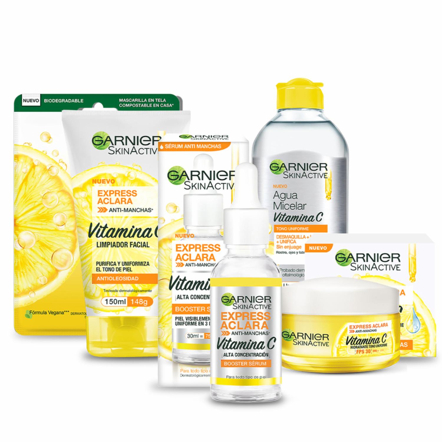 Sérum Facial Booster Anti Manchas Con Vitamina C GARNIER SKIN ACTIVE 30 Ml - Imagen 6