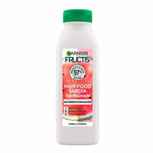 Acondicionador Capilar Hair Food Sandía Revitalizante FRUCTIS GARNIER L´ORÉAL 300 Ml - Imagen 2