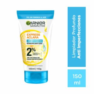 Limpiador Facial Micorexfoliante Anti Imperfecciones Con Vitamina C GARNIER L´ORÉAL 150 Ml