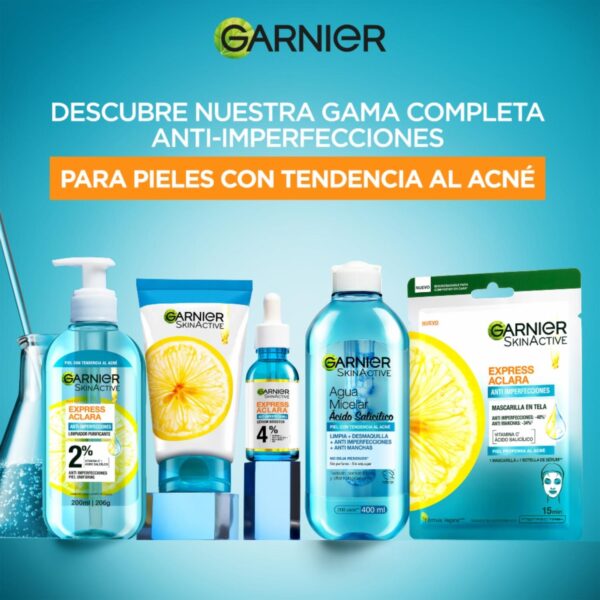 Sérum Facial Anti Imperfecciones Con Ácido Salicílico Para Piel Con Tendencia Al Acné GARNIER L´ORÉAL 30 Ml - Imagen 7