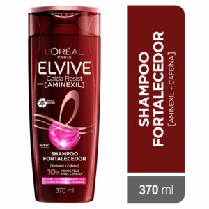 Shampoo Capilar Caída Resist Con Aminexil + Cafeína Para Cabello Quebradizo ELVIVE L´ORÉAL 370 Ml