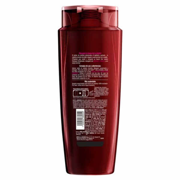 Shampoo Capilar Caída Resist Con Aminexil + Cafeína Para Cabello Quebradizo ELVIVE L´ORÉAL 680 Ml - Imagen 2