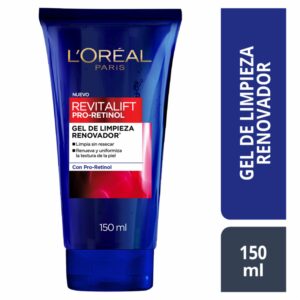 Limpiador Facial En Gel Renovador Con Pro-Retinol Revitalift ELVIVE L'ORÉAL 150 Ml