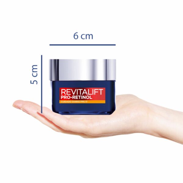 Crema Facial De Día Anti Arrugas Con Pro Retinol Fps 17 Revitalift L´ORÉAL 50 Ml - Imagen 8