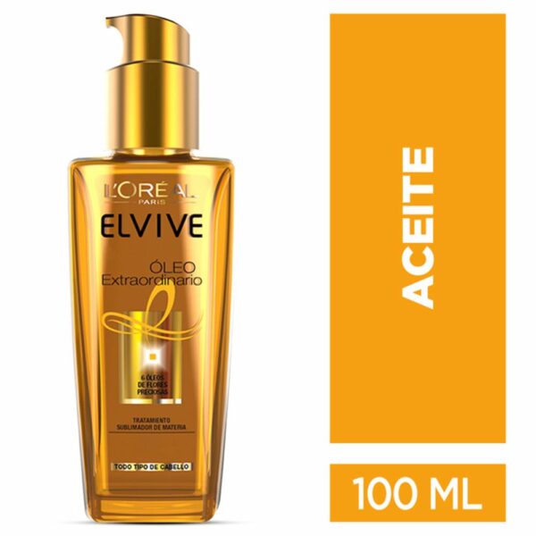 Aceite Capilar Óleo Extraordinario Para Todo Tipo De Cabello ELVIVE L´ORÉAL 100 Ml