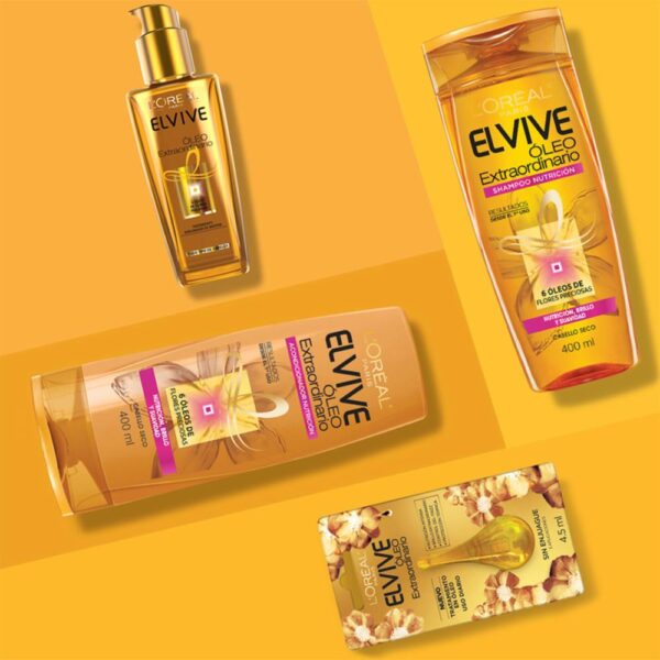 Aceite Capilar Óleo Extraordinario Para Todo Tipo De Cabello ELVIVE L´ORÉAL 100 Ml - Imagen 4