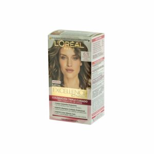 Tinte Para Cabello Tono 6.11 Rubio Oscuro Ceniza Profundo EXCELLENCE L'ORÉAL PARIS 1 Kit