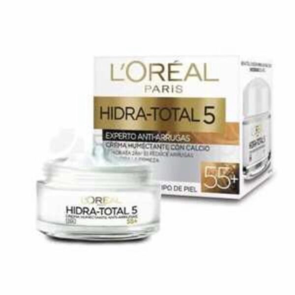Crema Facial Humectante Antiarrugas Calcio+55 L´ORÉAL 50 Ml