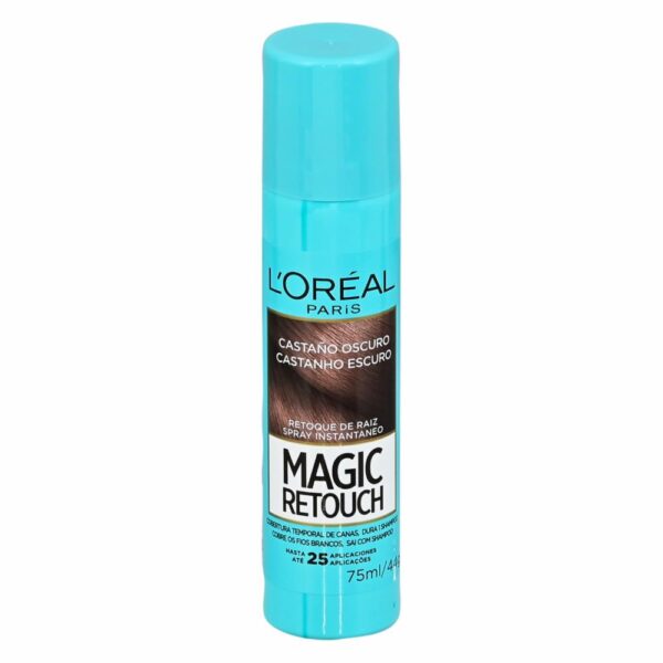 Retoque De Raíz Instantáneo Magic Retouch Castaño Oscuro L´ORÉAL Spray 75 Ml