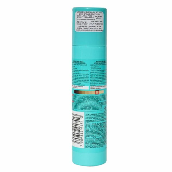 Retoque De Raíz Instantáneo Magic Retouch Rubio Claro L'ORÉAL Spray 75 Ml - Imagen 2