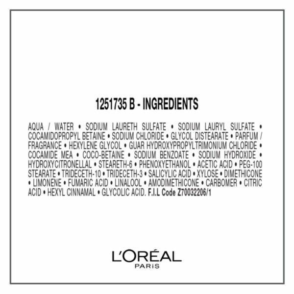 Shampoo Capilar Glycolic Gloss Para Cabello Opacos Poroso ELVIVE L´ORÉAL 370 Ml - Imagen 9
