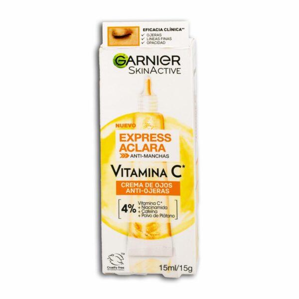Crema De Ojos Aclarante Antimanchas Con Vitamina C GARNIER 15 Ml
