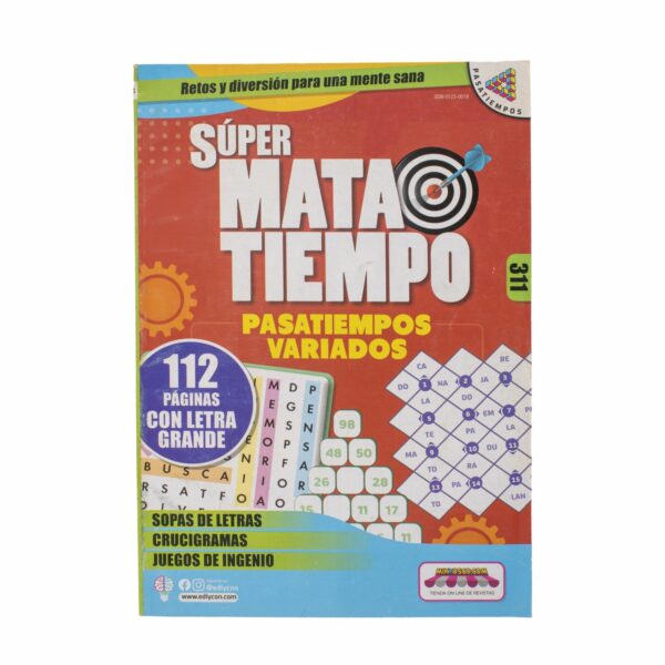 Libro Super Matatiempo EDITORES NACIONALES 112 Páginas