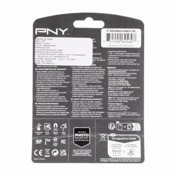 Memoria Flash Elite-X PNY 256 Gb - Imagen 2