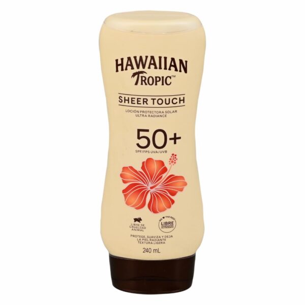 Bloqueador Solar Corporal Sheer Touch  SPF 50 HAWAIIAN TROPIC 240 Ml