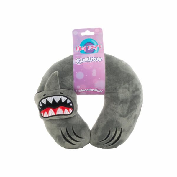 Cojín Infantil Para Cuello Diseño Tiburón LILY TOY´S 35 Cm