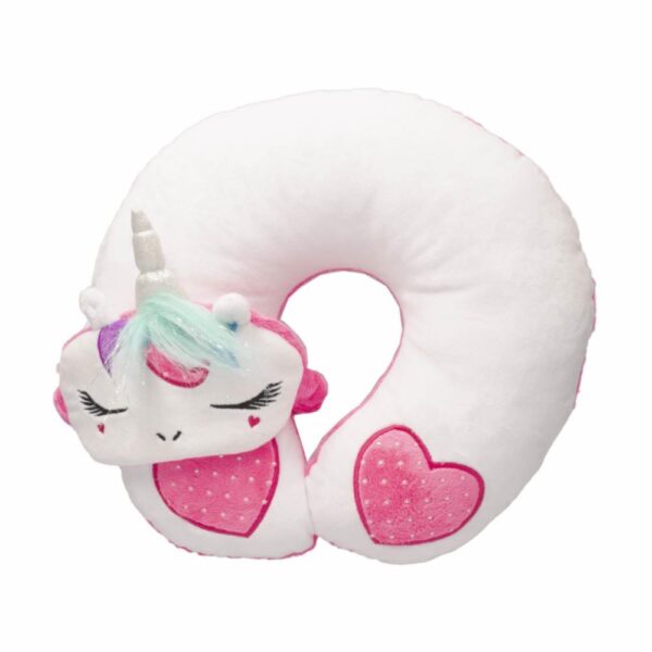 Cojín Infantil Para Cuello Diseño Antifaz Unicornio LILY TOY´S 35 Cm